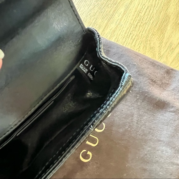 Gucci | Vintage 1947 Bamboo Mini Black Python Crossbody Two Way Chain Bag - Picture 17 of 17